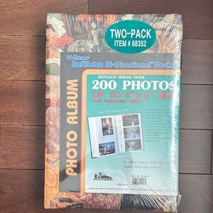 PIONEER 2 pack Photo Album with Refillable Pockets -